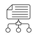 Data network Isolated Vector icon which can easily modify or edit Royalty Free Stock Photo