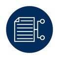 Data network Isolated Vector icon which can easily modify or edit Royalty Free Stock Photo