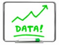 Data Numbers Information Erase Board Arrow