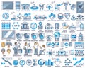 Data pipeline, computing and file storage hardware outline collection list