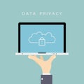 Data privacy concept. Royalty Free Stock Photo