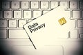 DATA PRIVACY concept. Royalty Free Stock Photo