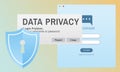 Data Privacy protection Policy Technology Legal Concept