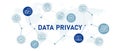 Data privacy set internet safety protection private locked document user access security privacy permission protection