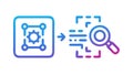 Data Processing and Advanced Analytics Icon, vector design Generative AI Royalty Free Stock Photo