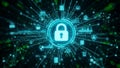 Data Protection Cybersecurity Global Network Security Digital Privacy Access Control Concept Royalty Free Stock Photo