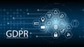 Data Protection Regulation GDPR. Cyber security and privacy