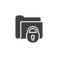 Data protection vector icon Royalty Free Stock Photo