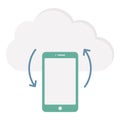 Data restore Flat Vector icon which can easily modify or edit
