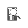 Data scan line icon Royalty Free Stock Photo