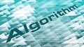 Data science algorithm concept, abstract random many triangle shapes, vector triangles background Royalty Free Stock Photo