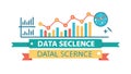 Data Science Analytics Insights Banner, Business Intelligence Research, vector design Generative AI Royalty Free Stock Photo