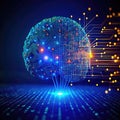 Data science and big data technology. Data scientist computing, analysing and visualizing complex data set on computer Royalty Free Stock Photo