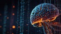 Data science and big data technology. Data scientist computing, analysing and visualizing complex data set on computer Royalty Free Stock Photo