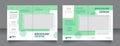 Data science diploma blank brochure design