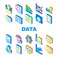 Data Science Innovate Technology Icons Set Vector Royalty Free Stock Photo
