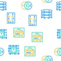 Data Science Innovate Technology Icons Set Vector Royalty Free Stock Photo