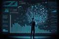 Data Scientist Analyzing Big Data Technology