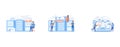 Data scientist, data analytics manager, database developer and administrator working, Engineers consolidating and structuring data Royalty Free Stock Photo