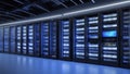 Data Sculptures: RackArtistry Lumina\'s Artistic Showcase. AI generate