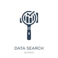 data search interface icon in trendy design style. data search interface icon isolated on white background. data search interface