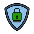 Data Security Icon Royalty Free Stock Photo