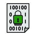 Data Security Icon Royalty Free Stock Photo