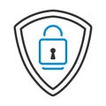Data Security Icon Royalty Free Stock Photo