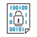 Data Security Icon Royalty Free Stock Photo