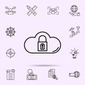 data security icon. Universal set of web mix for website design and development, app development Royalty Free Stock Photo