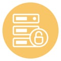 Data security  Isolated Vector icon easily edit or modify Royalty Free Stock Photo