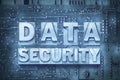 DATA security pc board Royalty Free Stock Photo