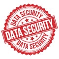 DATA SECURITY text on red round stamp sign Royalty Free Stock Photo