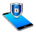 Phone Lock Unlock Secure Cell, Smart, Mobile, Cellphone Royalty Free Stock Photo