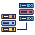 Data share  Isolated Vector icon easily edit or modify Royalty Free Stock Photo