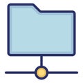 Data share  Isolated Vector icon easily edit or modify Royalty Free Stock Photo