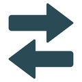 Data Sharing Isolated Vector Icon easily editable