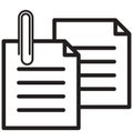 Data Sheet line isolated vector icon can be easily modified and edit Royalty Free Stock Photo