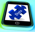 Data Smartphone Means Storing Or Mining