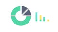 Data Statistics Chart: Analytics, Report Business Insights, vector design Generative AI Royalty Free Stock Photo