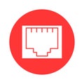 Data storage Vector icon which can easily modify or edit Royalty Free Stock Photo