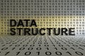 DATA STRUCTURE concept text sunlight Royalty Free Stock Photo