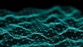 Data technology background. Abstract background. Connecting dots and lines on dark background. 3D rendering. 4k