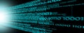 Data technology background. Big data visualization. Flow of data. Binary code. Background in a matrix style Royalty Free Stock Photo