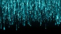 Data technology background. Big data visualization. Flow of data. Information code. Background in a matrix style Royalty Free Stock Photo