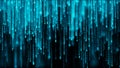 Data technology background. Big data visualization. Flow of data. Information code. Background in a matrix style Royalty Free Stock Photo