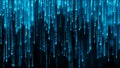 Data technology background. Big data visualization. Flow of data. Information code. Background in a matrix style Royalty Free Stock Photo