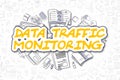 Data Traffic Monitoring - Business Concept.