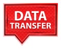 Data Transfer misty rose pink banner button