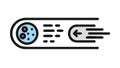 Data Transfer Progress and Speed Indicator Bar, vector design Generative AI Royalty Free Stock Photo